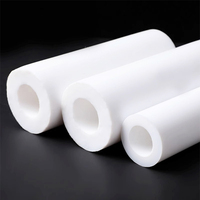 Entretoise en PTFE blanc anti-corrosion à prix d'usine, jeu de rondelles creuses pour joints d'arbre en plastique