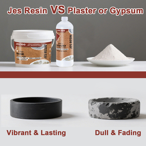 TIMESRUI Polvo de Resina Ecológica para Fundición, Set de Inicio Jesmonite, Yeso de París para Molde de Silicona, Manualidades DIY con Jesmonite - Product Image 4