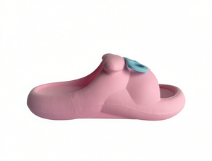 Pink Kids <b>Slippers</b> EVA Anti Slip Summer <b>Slide</b> Shoes For Girls 4-6Y Ankle Height Slip On Solid Color - Product Image 1