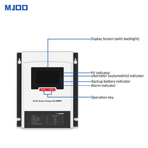 Solution d'alimentation tout-en-un: Régulateur solaire MPPT et chargeur de <span class=keywords><strong>batterie</strong></span> DC à DC pour <span class=keywords><strong>camping</strong></span>-<span class=keywords><strong>car</strong></span>, camion, cabine hors réseau - Product Image 2