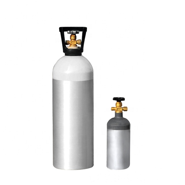2.5LB 5LB 10LB 20LB beverage drinking co2 aluminum gas cylinder tank bottle
