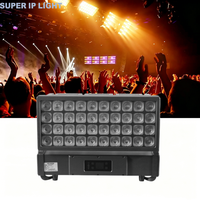 Luz LED RGBW IP65 de 40x30W con Control por Píxeles ArtNet RDM para Alquiler de Escenarios al Aire Libre