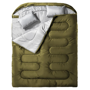 <span class=keywords><strong>Sac</strong></span> <span class=keywords><strong>de</strong></span> <span class=keywords><strong>couchage</strong></span> <span class=keywords><strong>double</strong></span> pour 2 personnes, imperméable, chaud, grande taille, pour le camping, la randonnée, les voyages en plein air - Product Image 1