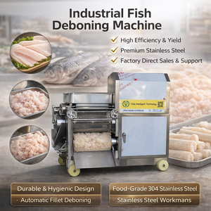 Máquina Eléctrica para Desespinar Pescado, Equipo de Procesamiento de Surimi Fresco para Línea de Producción de Albóndigas y Pasteles de Pescado de Alta Calidad - Product Image 1