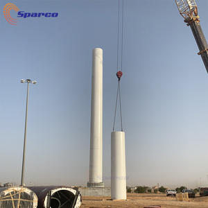 Chất Lượng Cao 9M Nhôm Cột Cờ Tời Cơ Chế Bột Coat Trắng 9M Thép Không Gỉ Cờ Cực - Product Image 3