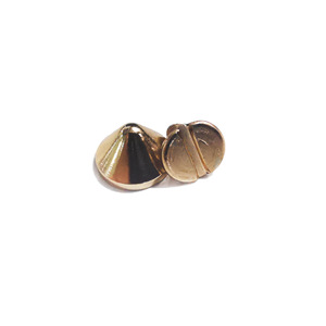 Rivets coniques en laiton de haute qualité pour accessoires de sacs et colliers pour animaux de compagnie – Matériel de bricolage - Product Image 5