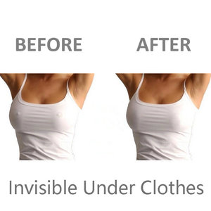 Offre Spéciale Jetable Noir mamelons Sexy en Forme De Coeur Sein Petit Mamelon Couverture Décorative <span class=keywords><strong>Seins</strong></span> Pasties - Product Image 4