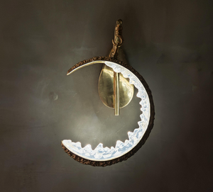 Lưỡi liềm ánh sáng tùy chỉnh sang trọng dẫn đèn tường tất cả các đồng cao cấp cho phòng khách phòng ngủ đầu giường hoặc cầu thang thiết kế sáng tạo - Product Image 4