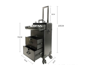Factory High Capacity Tattoo Trolley Suitcase Portable Rolling <b>Workstation</b> for Tattoo Artist Travel Use - Product Image 2