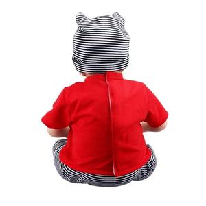 Poupée réaliste en vinyle silicone pour bébé enfant jouets cadeau 55 pouces poupées bébé Bonces Kits de poupée Reborn - Product Image 4