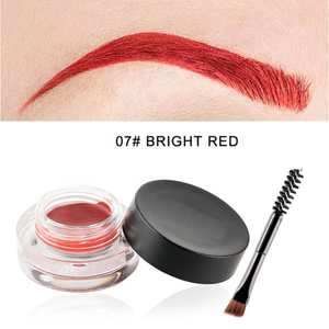 <span class=keywords><strong>Gel</strong></span> de Cejas para Tatuaje de Cejas Personalizado, Tinte en Crema, Maquillaje a Prueba de Agua, Colorido, Blanco, Marrón, Azul - Product Image 4
