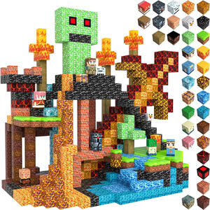 100 pièces <span class=keywords><strong>de</strong></span> blocs <span class=keywords><strong>de</strong></span> <span class=keywords><strong>construction</strong></span> magnétiques en plastique, ensemble <span class=keywords><strong>de</strong></span> cubes empilables <span class=keywords><strong>de</strong></span> 2 cm, certifiés sûrs pour les adolescents, les adultes, les garçons et les filles, pour le développement - Product Image 1
