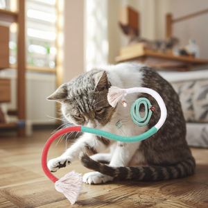 Nouveau jouet à mâcher pour chat en corde de chanvre résistant à l'usure, infusé à la cataire, durable et écologique, pour mâcher et déchirer - Product Image 5