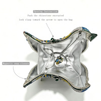 Tas Clutch Wanita Desain Baru Bentuk Merpati Berhias Berlian Imitasi, Tas Malam Mewah Motif Hewan untuk Acara Makan Malam Formal, Pesta Pernikahan