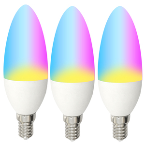 E14 Thâm Quyến Nhà Cung Cấp Rgbw Tuyệt Vời Ce Rohs Nến Đèn Dẫn Đèn Cho Ánh Sáng Thông Minh Bóng Đèn WiFi Dẫn Bóng E12 Cơ Sở Nến - Product Image 5