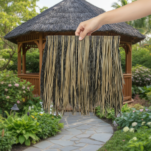 Rouleaux de chaume synthétique de haute qualité, imitation réaliste, imperméables et ignifuges, pour <span class=keywords><strong>gazebo</strong></span> extérieur - Product Image 2