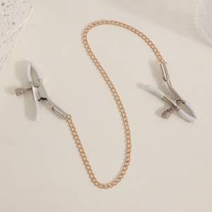 Jouets sexuels pour couples, pinces à tétons réglables pour adultes, pinces à tétons non-percées, clip pour le sein, produit érotique - Product Image 4