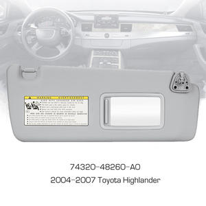 Pare-soleil Toyota Highlander 74310-48220-A0 Gris Côté Droit Arrière PVC Accessoire Auto - Product Image 4