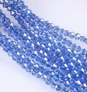Perles Bicones en Cristal AB en Gros pour Fabricants, Perles en Vrac de 2 à 8 mm pour Artisanat DIY et Fabrication de Bijoux - Product Image 2