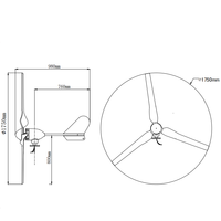Générateur éolien de bonne qualité fabriqué en Chine, producteur de turbines éoliennes de 2000 W, dynamo éolienne, turbine éolienne HAWT, best-seller