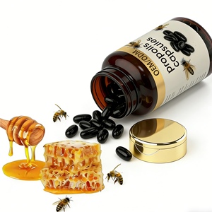 Capsules molles de <span class=keywords><strong>propolis</strong></span> et de pollen d'abeille naturelles et biologiques, marque privée OEM |   Complément alimentaire à base de plantes soluble dans l'eau |   Prix d'usine - Product Image 4