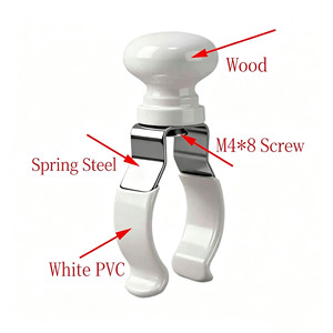 Hitzebeständige Handtuchhalter Küchenhandtuchclips für Ofengriffe Herd Spülmaschine - Product Image 2