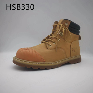 Chaussures de sécurité ZYF, anti-rayures, en cuir embossé haut de gamme, avec semelle extérieure en caoutchouc Goodyear, pour environnements humides HSB141 - Product Image 4