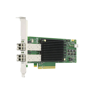 Emulex Gen 6 Tarjeta PCIe de Perfil Bajo, Adaptador de Bus de Host de Ventas de Contacto Inalámbrico, HBA de Doble Puerto FC, Tipo LC, 32GFC - Product Image 1