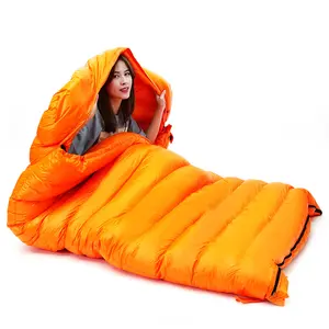 winpolar High Quality Outdoor camping trip 90% goose Down Double Person Sleeping Bag