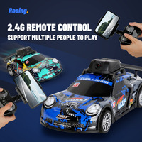 Voiture RC FPV de course à dérive avec éclairage PVC, contrôle mobile sans fil 2,4 GHz via application, caméra WIFI, chargeur Li-ion et câble USB