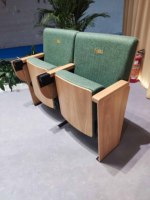 Sièges d'auditorium de haute qualité de marque renommée, avec table intégrée, pour salles de classe universitaires et meubles d'école de théâtre, 33 ans d'expérience