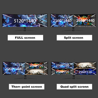 49 Inch Monitor Ultra Wide Curved 165hz 5k Monitor PBP HDR 49Inch Gaming Monitor New Arrival High Resolution for Pc Gaming