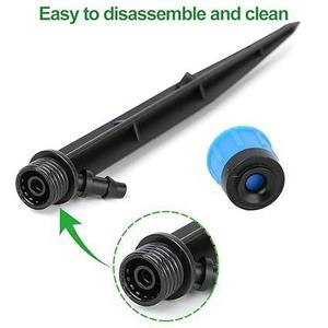 Aspersor Vortex de 18-28 cm con Boquilla Insertable en el Suelo, Rociado de 360 Grados, Caudal Ajustable, para Riego de Jardín - Product Image 5