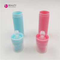 5ml 10ml 15ml 30ml 50ml 100ml blanc noir rose bleu PP cosmétique sous vide lotion airless pompe bouteille de sérum avec bouchon transparent