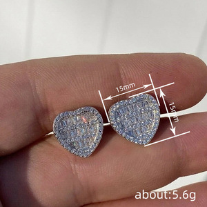 Eleganti Orecchini a Cuore Stile Coreano, Gioielli Minimalisti e Dolci per Donna, Uso Quotidiano, Regalo Chic - Product Image 2