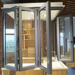 Thiết kế mới cửa sổ gấp nhôm kính cách âm thiết kế mới maplemiles ban công gấp ra cửa sổ kính - Product Image 5