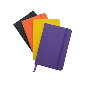 Nouveauté Carnet à couverture rigide en cuir PU doux au toucher, logo personnalisé, écologique, bande élastique, pour hommes d'affaires, bureau, direction, quotidien - Product Image 6