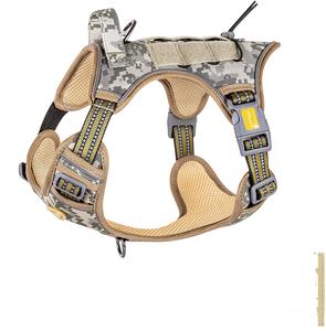 Arnés táctico sin tirones <span class=keywords><strong>para</strong></span> <span class=keywords><strong>perros</strong></span>, reflectante, camuflaje, con mango, chaleco <span class=keywords><strong>para</strong></span> <span class=keywords><strong>perros</strong></span> con cinturón <span class=keywords><strong>de</strong></span> <span class=keywords><strong>seguridad</strong></span> <span class=keywords><strong>para</strong></span> mascotas - Product Image 4