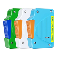 Outil de nettoyage de câbles 550 fois plus efficace, boîte de nettoyage de connecteurs SC FC ST LC pour FTTH, nettoyeur de fibre optique