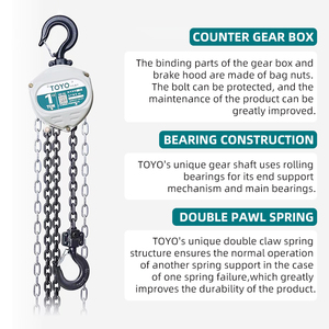 Bestverkopende Lift Eenvoudige Bediening Van Hoge Kwaliteit 2 Ton Industriële Handmatige Kettingtakel Te Koop - Product Image 5