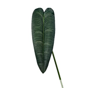 Plante artificielle de Caladium, feuilles réalistes haut de gamme, 30cm-100cm, pour décoration intérieure, plante verte en pot - Product Image 5