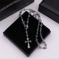 Collier tendance punk en cuivre OEM pour hommes et femmes, pendentif unique de luxe léger, bijou de mode polyvalent pour couple, cadeau