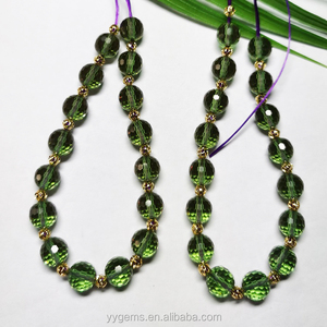 Perle di Diasporo Sultanite <span class=keywords><strong>Zultanite</strong></span> sfaccettate da 8 mm con foro, che cambiano colore, popolari per rosari e Tesbih - Product Image 5