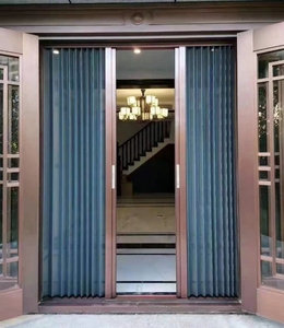 Cửa xếp PVC chống thấm, khung nhôm hợp kim, vách ngăn trượt cho nhà bếp, cửa hàng làm đẹp, trung tâm thương mại, chống bụi - Product Image 5