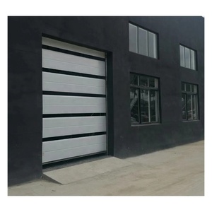 Puerta <span class=keywords><strong>de</strong></span> Garaje Seccional Manual Apilable con Parte Superior <span class=keywords><strong>de</strong></span> Acero, Diseño Postmoderno, en <span class=keywords><strong>Aluminio</strong></span>, Acero Inoxidable, Plástico <span class=keywords><strong>y</strong></span> Fibra <span class=keywords><strong>de</strong></span> Vidrio - Product Image 5