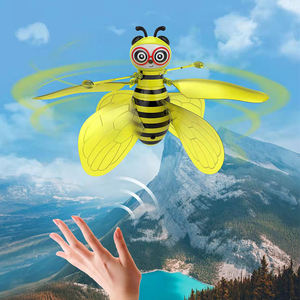 LONGXI Flying Bee, drone <span class=keywords><strong>hélicoptère</strong></span> jouet avec capteur de geste, capteur infrarouge, piles incluses, utilisation intérieure-extérieure, prêt à l'emploi - Product Image 2