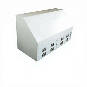 Boîte à <span class=keywords><strong>outils</strong></span> en <span class=keywords><strong>acier</strong></span> imperméable de taille personnalisée pour extérieur, 1300x600x755mm, quatre tiroirs, boîte à <span class=keywords><strong>outils</strong></span> en fer pour camionnette, revêtement en poudre - Product Image 1