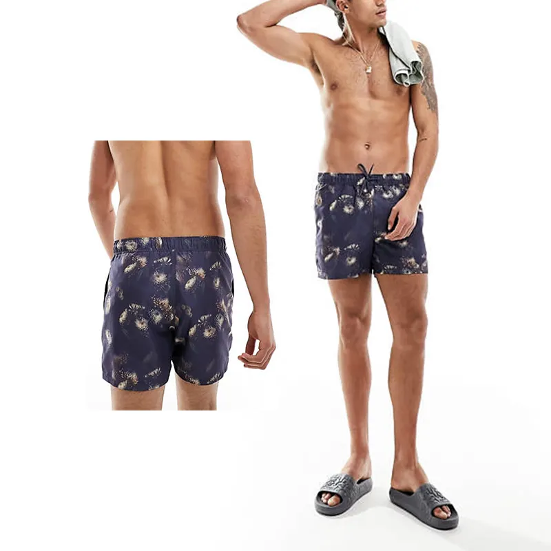 Individuelle Herren Boxershorts Unterhosen Nylon Board Shorts Herren Surf Schwimmen Strand Freizeithosen Herren Bademühlen