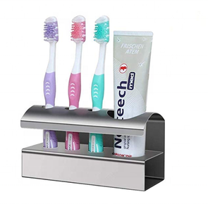 Accessori Organizer slot per cartoni animati supporto per dentifricio supporto per spazzolino da denti per bambini in <span class=keywords><strong>acciaio</strong></span> inossidabile - Product Image 2
