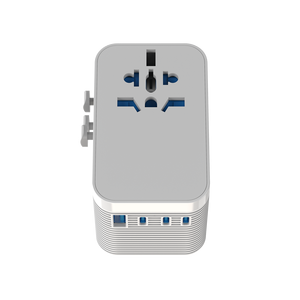 Quốc Tế 6 trong 1 phổ travel <span class=keywords><strong>adapter</strong></span> 4 cổng USB 1 Type-C PD chức năng máy tính xách tay máy ảnh máy tính bảng tường sạc - Product Image 4